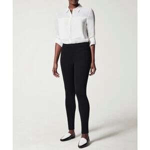 SPANX Jean-ish Ankle Leggings Skinny Jeans‎ Black size Small Petite